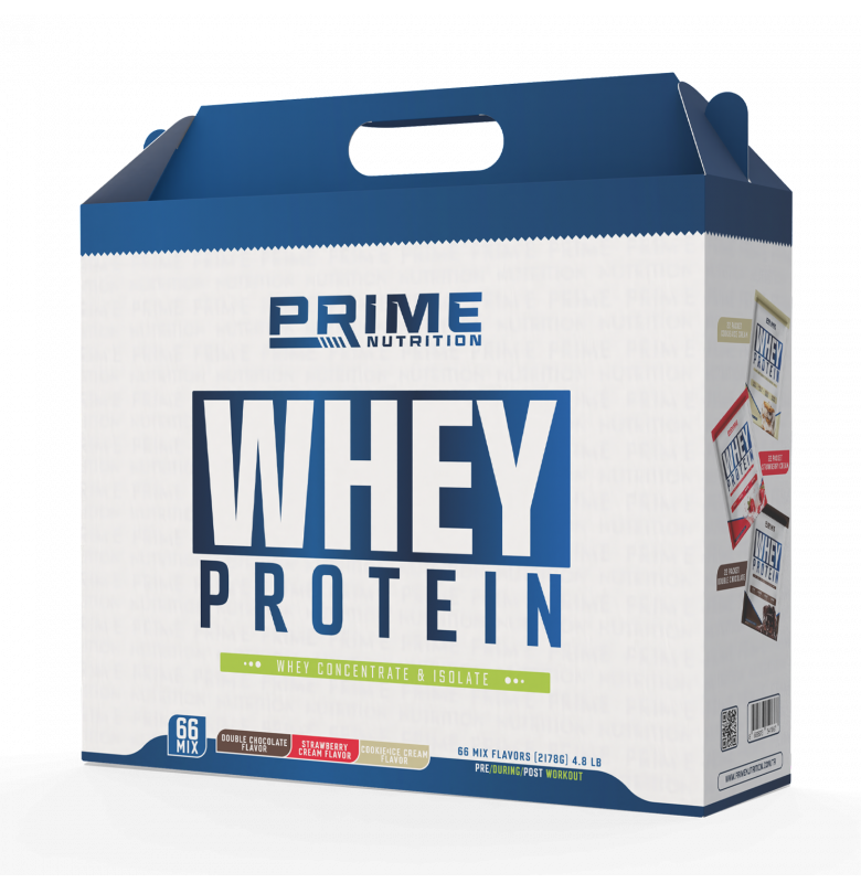 Prime Nutrition Whey Protein Sachet Mix 66 Adet x 33 gram