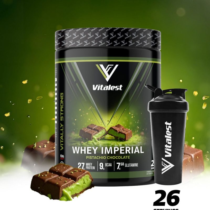 Whey Imperial 988G. Protein Tozu 26 Servis FISTIKLI ÇİKOLATA
